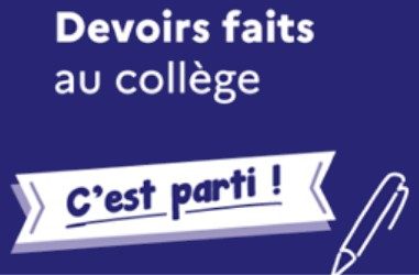 Devoirs faits – S’inscrire !