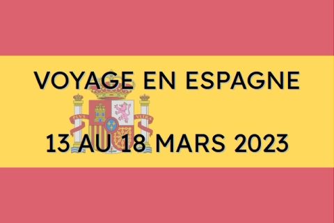 Journal quotidien du voyage en Espagne