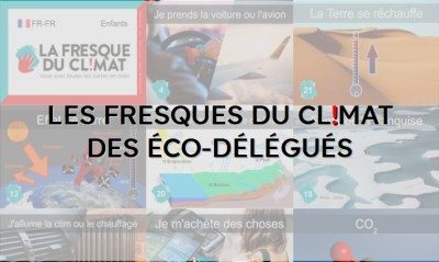 Atelier fresque du climat avec les éco-délégués