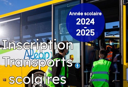 Inscription pour les transports scolaires