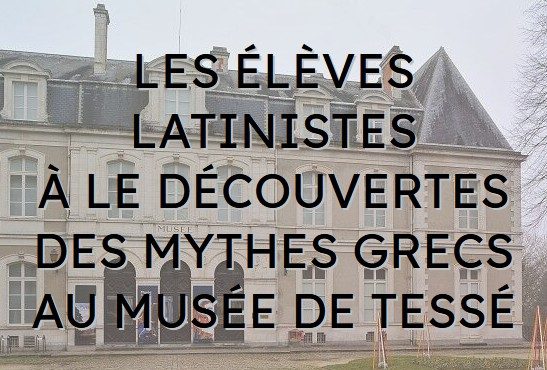Les élèves latinistes au musée de Tessé