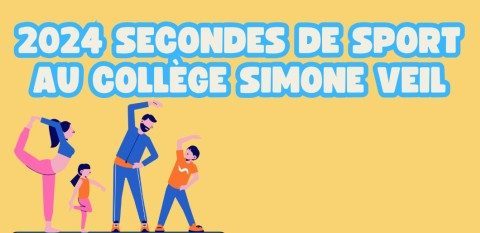 2024 secondes de sport au collège Simone Veil